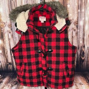 Mossimo Supply Co. Kids Checkered Vest with Hood